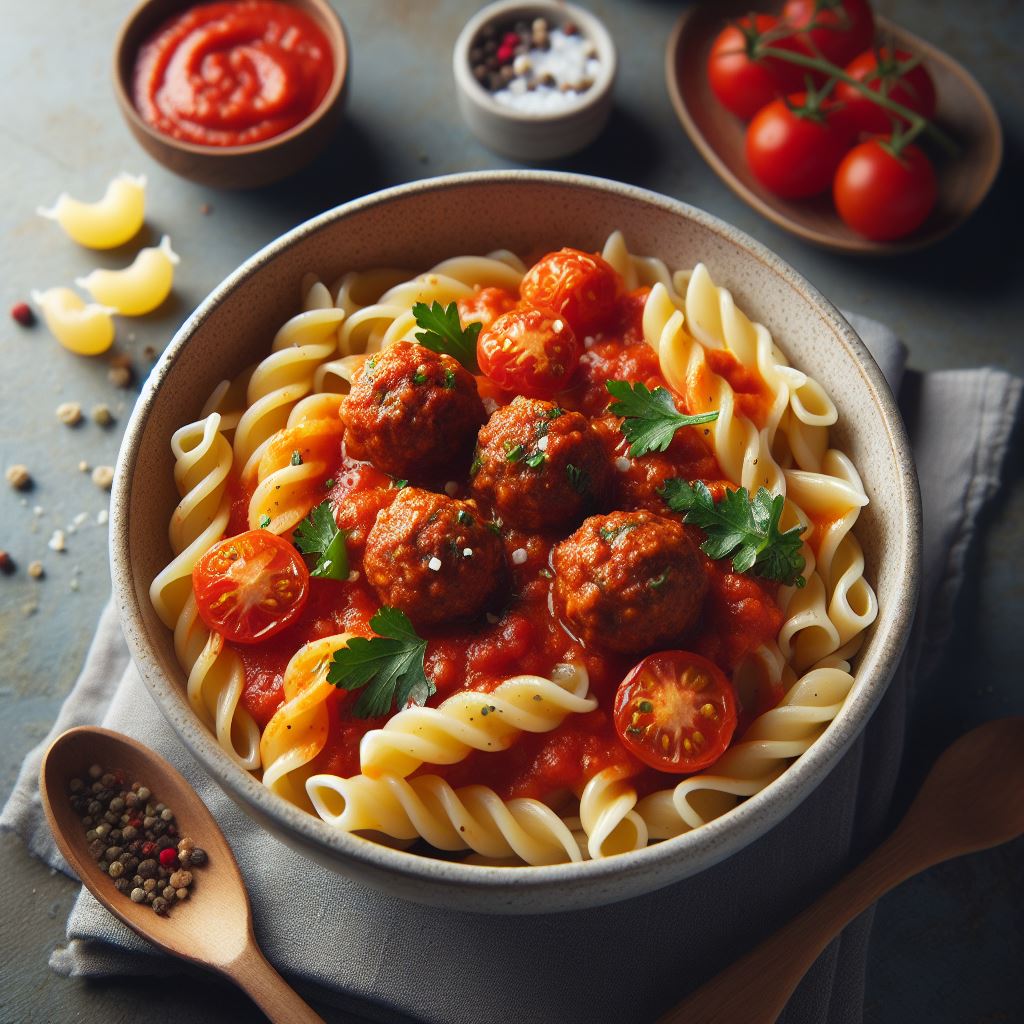 A vibrant image of freshly made pasta, showcasing the delicate strands of fettuccine twirled together.